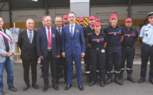 Visite du centre d’incendie et de secours de La Possession.