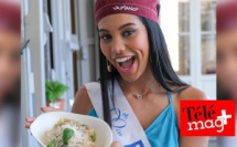 Miss Réunion en cuisine pour la journée mondiale des pâtes !