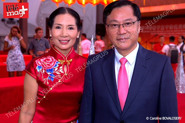 le consul génréral Chan Zhihong et sa femme 