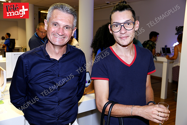 Le Tirant Didier Opticien ODB et Marc Leiching étudiant 