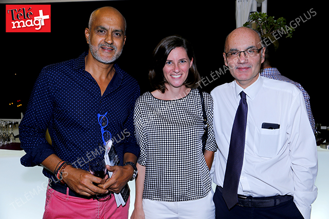 Manuel Loupy PDG Groupe SICR, Pauline Boissonon Groupe Total et Thierry Pierrat DG de AG2R La Mondiale