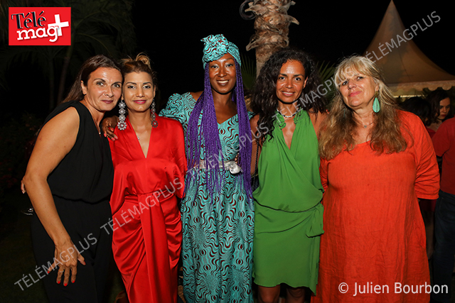 Edith Semmani, fondatrice du Festival du Film au Feminin, Gessica Pitou, metteur en scène, Nadège Beausson-Diagne, collectif Même pas peur, Laurence Roustandjee et Brigitte Sy, actrice dans Les Invisibles