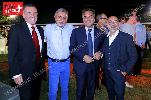 Jean Marc Grazzini, Youssouf Mohamed, Didier Robert Président de la Région et Fabrice Alimi Président Club Immo Marseille Provence