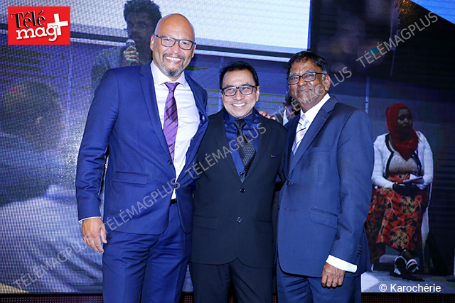Pascal Plante Président de CAP Business, Ibrahim Patel Président de la CCIR et Marday Venkatasamy Président CCI Maurice