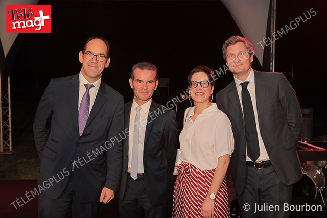 Jean-Laurent Granier, PDG de Generali France, Jean-Benoit Bordes, directeur général de Prudence Créole, Elise Ginioux, directrice communication Generali et Tanguy Le Maire, président Prudence Créole et membre du comité exécutif Generali