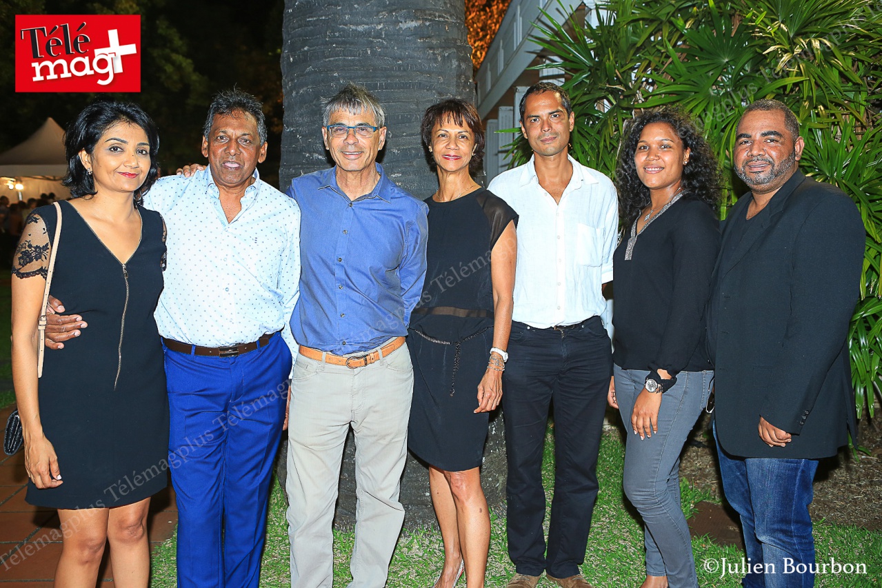  Anne-Marie Moutien, de la direction RH du Conseil Départemental, son époux, Pascal, Yves Morel, son épouse, Josiane, 
 Pierre-Henri Aho, Audrey César, du Conseil Départemental et Etienne Picard, du Conseil Départemental

