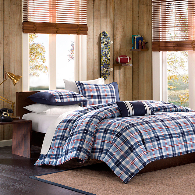  Des couleurs marines pour la chambre 
