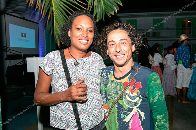 Katia Audit, sécurité routière et Sylvain Gouslaye, artiste compagnie Nektar
