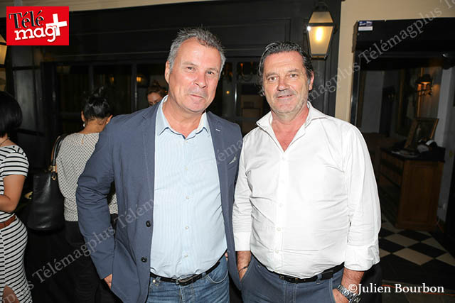 Christian Massip, commercial à Télémag ,  et Christophe Boyer, vendeur à Renault