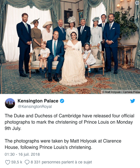 Baptême du prince Louis