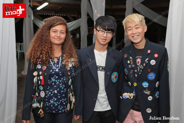 Thaina Osorio, Bob Lin et Lucas Araki