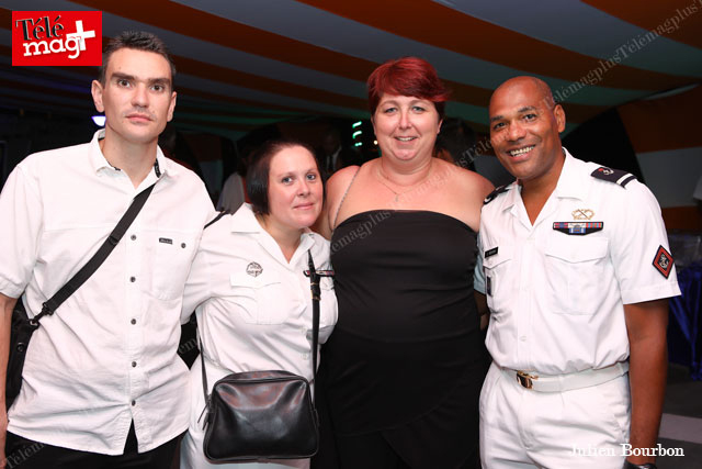 Cédric Prunier, son épouse, Coralie, second maitre marine, Christelle Legagnoux, son compagnon, Serge Nemorin, adjudant FAZSOI